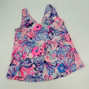 Lilly Pulitzer Gigi Tank Top Make A Splash Medium